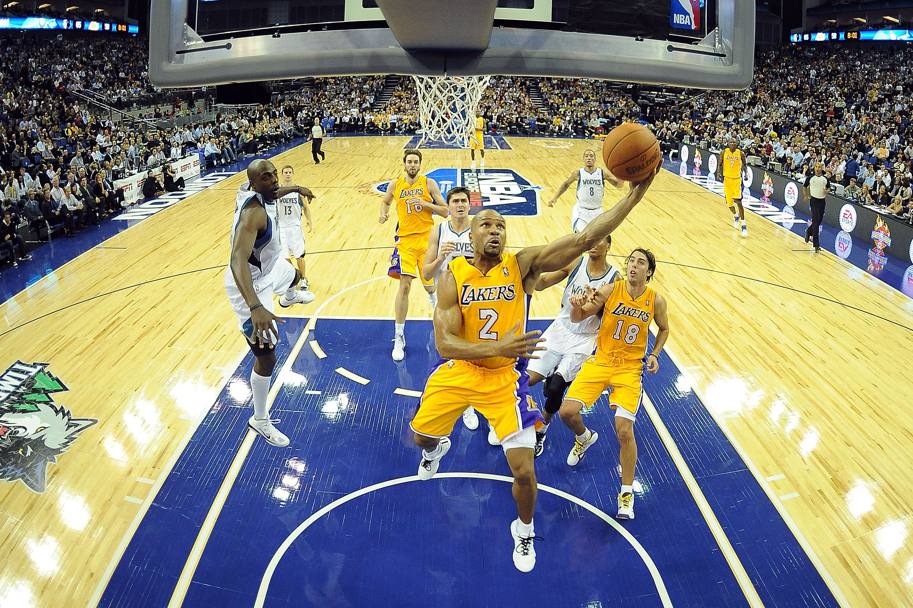 2010: Derek Fisher guida i Lakers nella sfida di preseason contro Minnesota